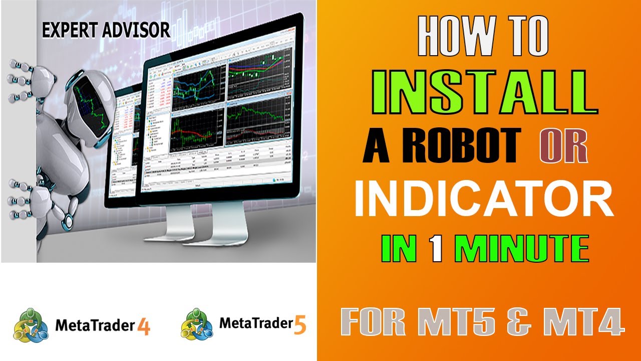 How to install a robot or indicator in under 1 minute MT5 and MT4