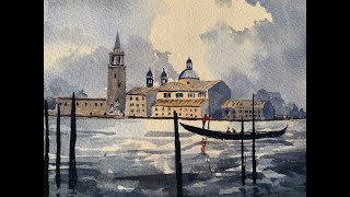 Watercolour video painting a Venice scene in two colours.full instructions on this simple painting. by   Watercolour Painting Lessons. 240 views 1 year ago 44 minutes