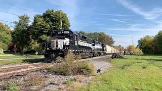 ᴴᴰ ⁴ᴷ⁶⁰ Finger Lakes Railway Train Operations In Canandaigua, NY #subscribe