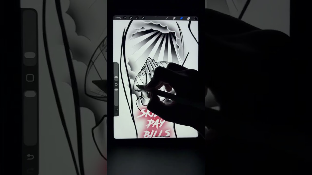 Chosen One 🔥 Custom Tattoo Design in Procreate