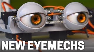 New 3D Printed Animatronic Eye Mechanisms and Other Project Updates