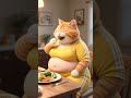 The orange cat feetness his body ###This video is viral ###