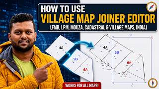 How to Use Village Map Joiner Editor (FMB, LPM, Mouza, Cadastral map & Village Maps, India) screenshot 3