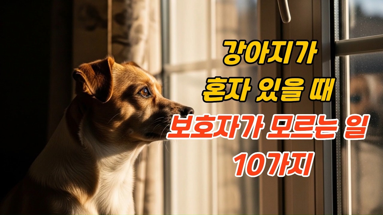 [Our Time] 강아지가 혼자 있을 때 보호자가 모르는 일 10가지 | #강아지브이로그