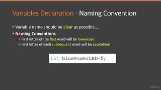 18- How To Use Variable Declaration Naming Convention in Arduino Programming