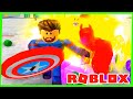 EU SOU O CAPITÃO AMÉRICA NA BATALHA CONTRA OS ZUMBIS no ROBLOX SuperHero Fighting Simulator