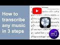 How to transcribe music ? My method in 3 steps Mp3 Song