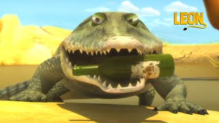 Have You Ever Seen A Crocodile Chewing A Glass Bottle Leon The Lion  20 Compilation