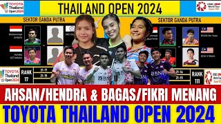 Ahsan/Hendra & Bagas/Fikri MENANGG..!! Hasil Terlengkap THAILAND OPEN Hari ini..!!