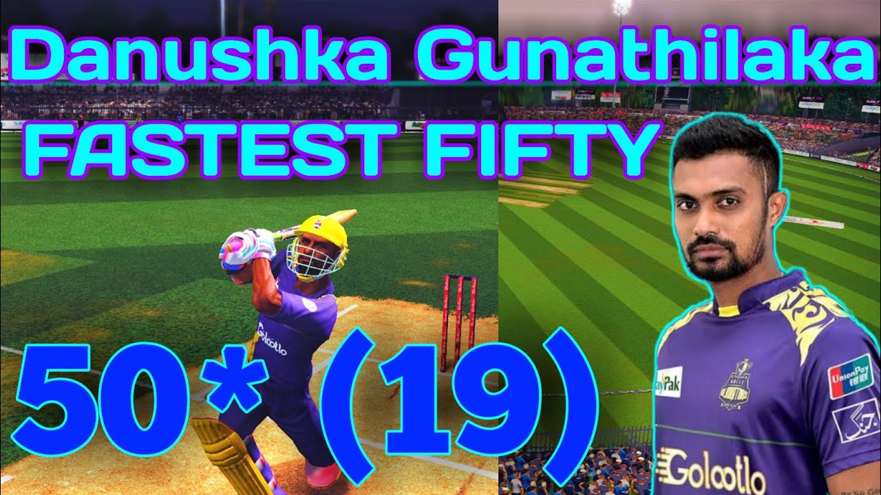 Danushka Gunathilaka Fastest Fifty.LPL 2021 Final.Power Hitter. DBC 14 gameplay 
