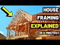 All House Framing EXPLAINED...In Just 12 MINUTES! (House Construction/Framing Members)