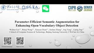 CVPR 2026 | Parameter-Efficient Semantic Augmentation for Enhancing Open-Vocabulary Object Detection