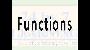 Functions I Relations and Functions I Grade 11 I Math I 24by7learning.com