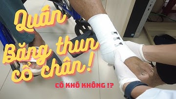 [Wrap Ankle] Quấn băng thun cổ chân