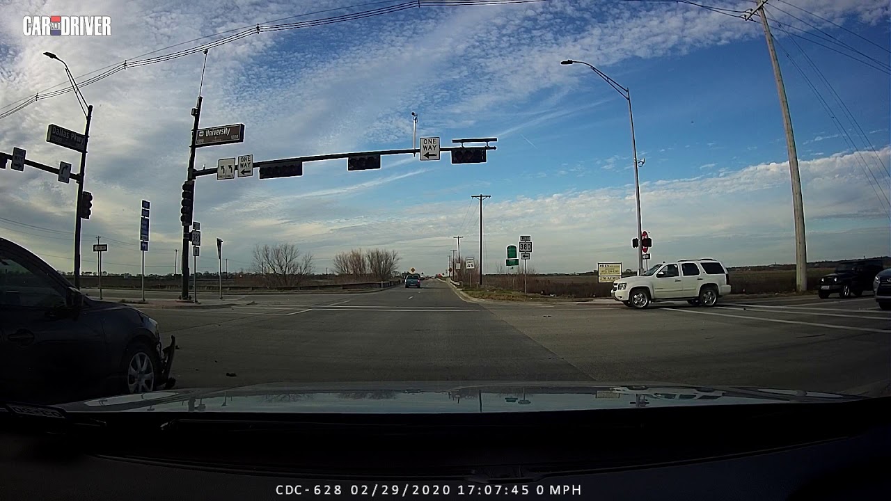 Driver who ran the red light - YouTube