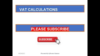 Vat Calculations