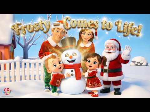 Magic Snowman Christmas Song! Sing Along With Me! | Kids Songs | 🎄Christmas Eve John and Sarah.