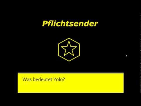 Was bedeutet Yolo?