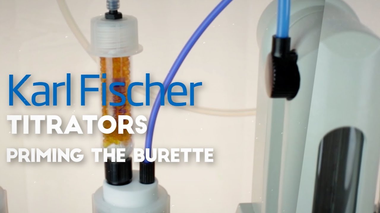 Hanna HI903 Priming the Burette for the Karl Fischer Titrant YouTube