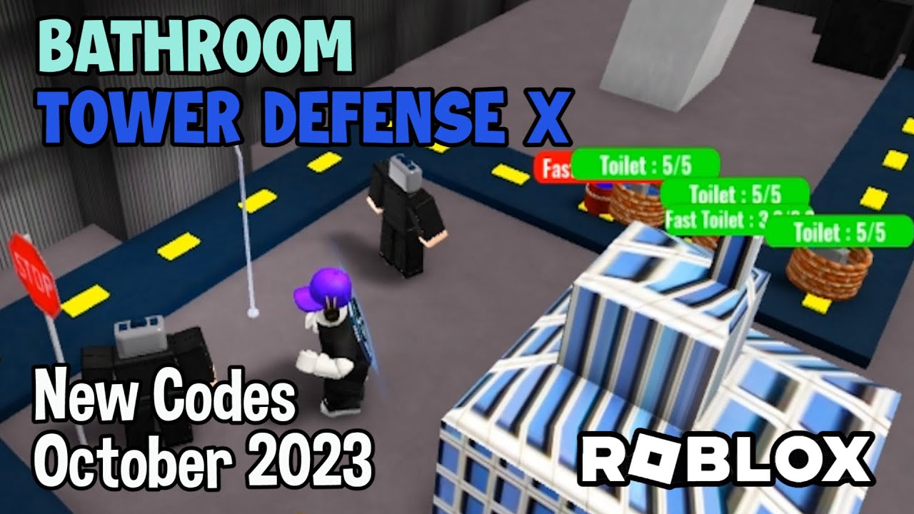 Códigos X do Bathroom Tower Defense (novo EP 63) (outubro de 2023) em 2023