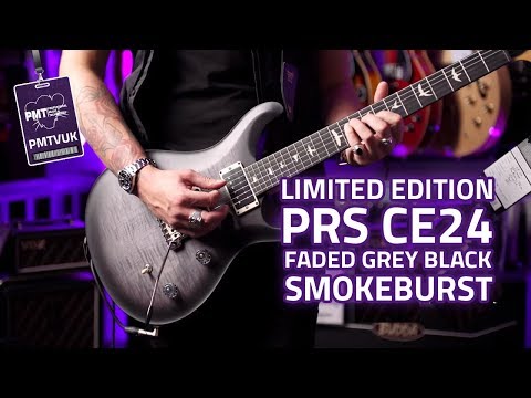 PRS CE24 Ltd Edition Faded Grey Black Smokeburst - Review & Sounds