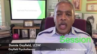 S1 E8 Session, Donnie Gayfield, LCSW And Psychotherapist, Gayfield Psychotherapy