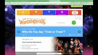 Wonderopolis tutorial