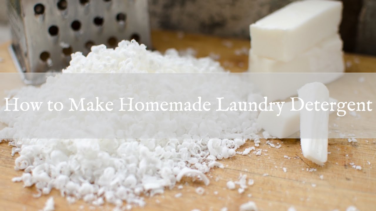 How to Make Homemade Laundry Detergent YouTube