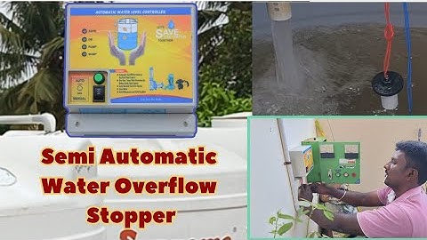 BLUERED- #AquaMummy -Semi Automatic Water Level controller