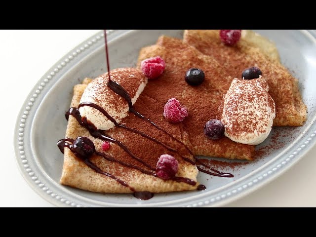 ティラミス・ミルクレープと水出しコーヒーの作り方 Tiramisu Mille Crepe & Cold Brewed Coffee｜HidaMari Cooking