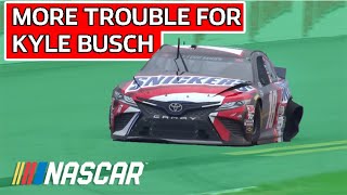 Harvick gets dumped, Kyle Busch struggles | Daytona Road Course Highlights | NASCAR Cup Series