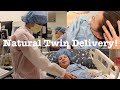 TEEN MOM Natural Twin Delivery at 32 weeks