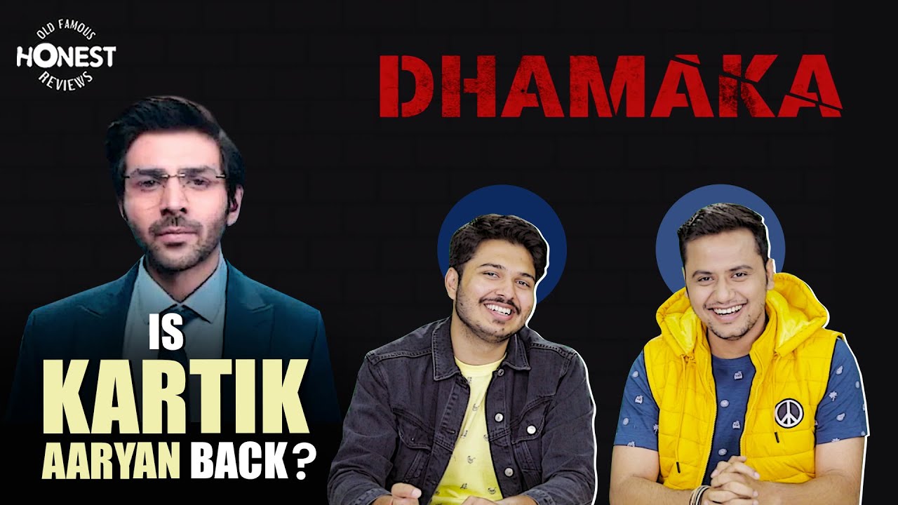 Honest Review Dhamaka movie Ft Kartik Aaryan Mrunal Thakur Amruta Subhash  Shubham  Rrajesh