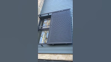 Motorised Sliding Shutters