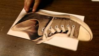 Shoe Optical Illusion.