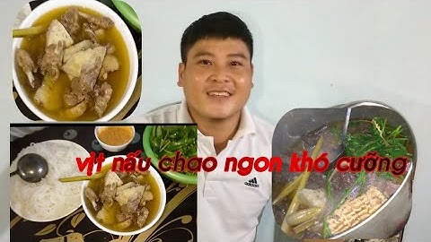 Món vịt nấu chao bằng nước dừa
