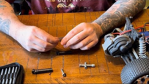 Traxxas Rustler rear axle replacement.