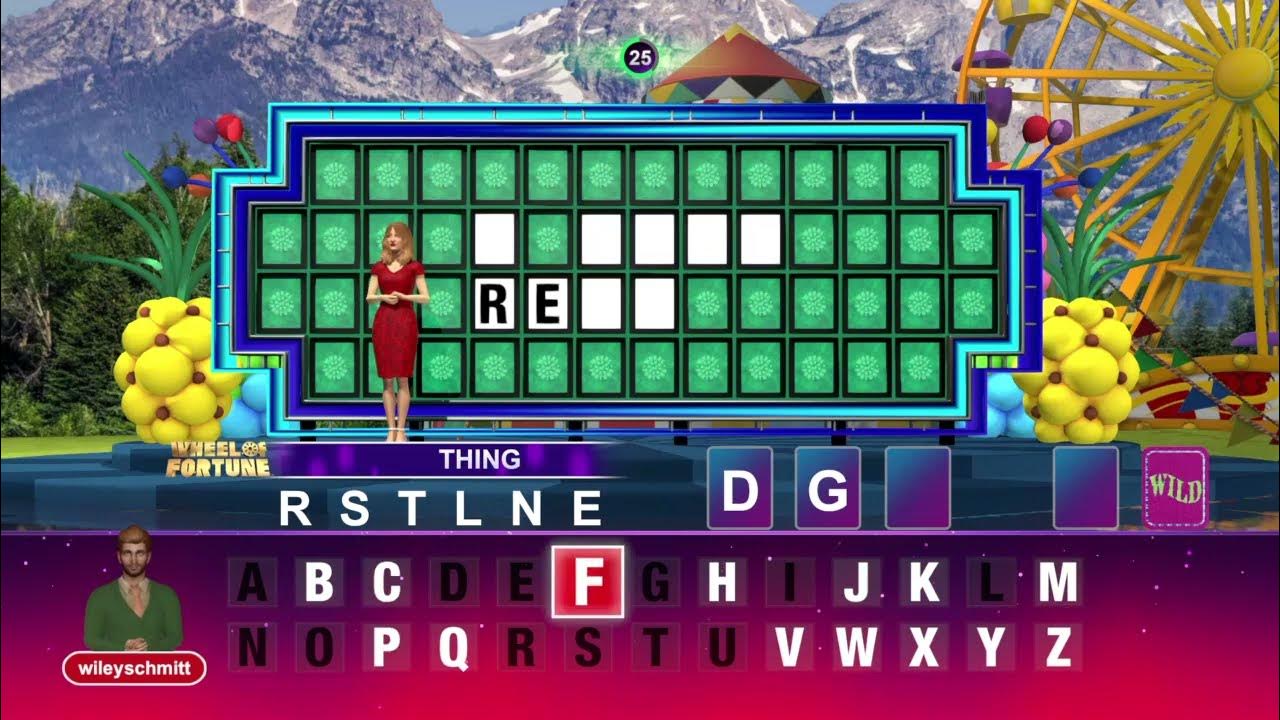 Wheel of Fortune Bonus Round Finishing Move YouTube