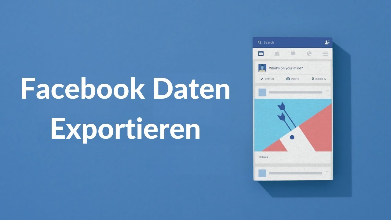 Facebook Daten Exportieren - YouTube