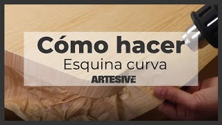 Aplicación de Vinilo Adhesivo en Esquina Curvada (completa) con tensado