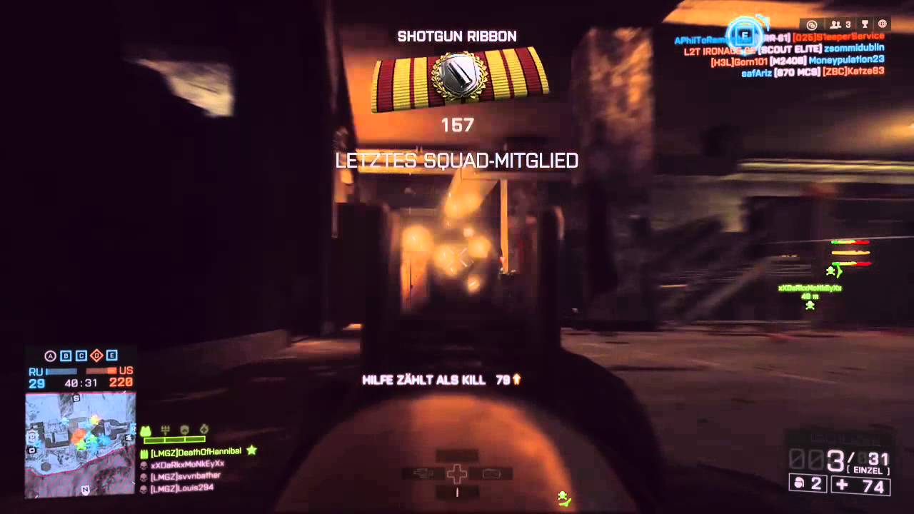 Battlefield 4 hawk pumpgun rampage