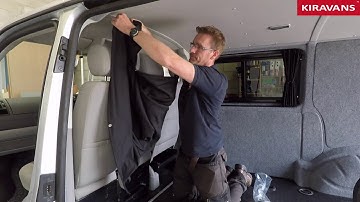 Blackout cab partition curtain kit - for the VW T5/T6 Campervan