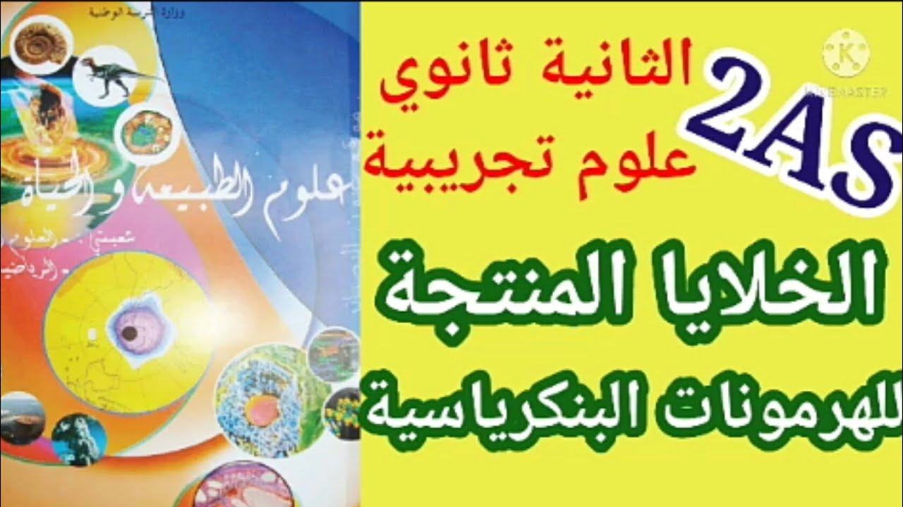 2#ثانوي علوم تجريبية درس الخلايا المنتجة للهرمونات البنكرياسية
