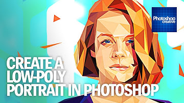 Create a low-poly portrait in Photoshop