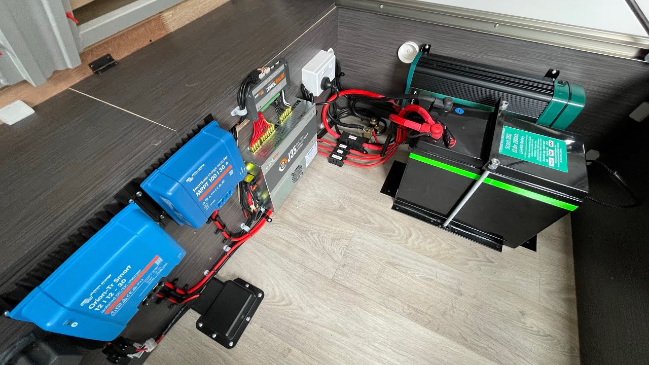 Установка Jayco Off Grid Lithium. Управляйте кондиционером, микроволновкой и другими вещами. Всё ...