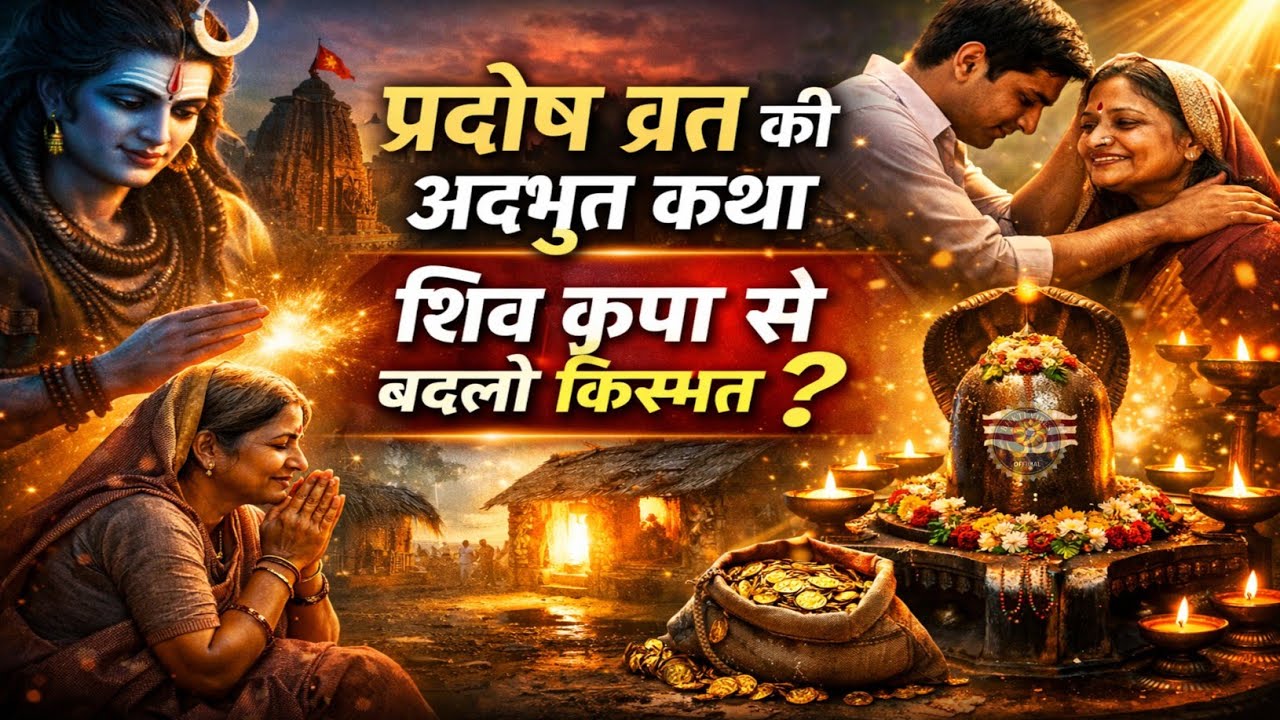 प्रदोष व्रत की अद्भुत कथा 🔱 | शिव कृपा से बदली किस्मत? सच्ची कहानी
