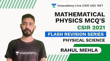 Flash Revision Series | Mathematical Physics MCQ