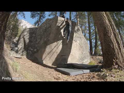 Beta Video for climb Pretty Boy v7, Leavenworth