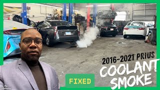 2018 Toyota Prius Eco Ii White Smoke Solved