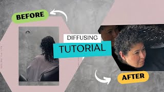 Diffusing tutorial#curlyhair #curlyhairstyles #curlyhairproducts #curlytostraight